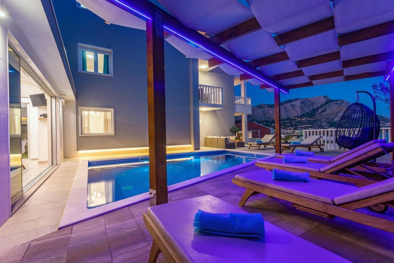 Villa Matan - Only 200M From The Sandy Beaches, Private 28M2 Pool Omiš Camera foto
